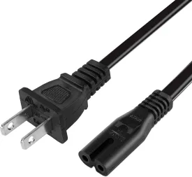 10 Feet AC Power Cord for PlayStation 4 (PS4) Slim/PlayStation 5 (PS5) Xbox One S/X, Xbox Series S/X Game Console Replacement Power Cable