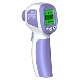 2-in-1 Non-Contact LCD Digital Body Thermometer with Fever Alarm