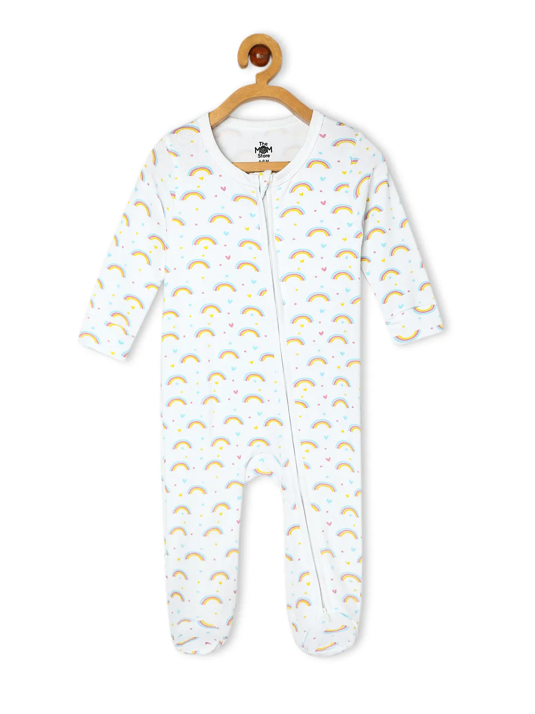 Baby Zipper Romper Combo of 2: Fairyland-Magic Bow