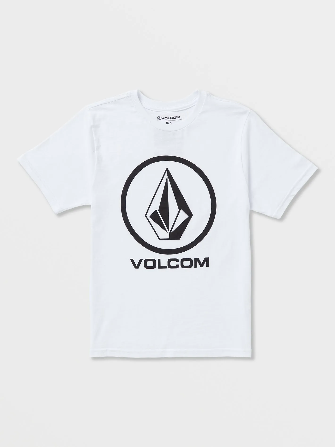 Big Boys Circle Corp Short Sleeve Shirt - White