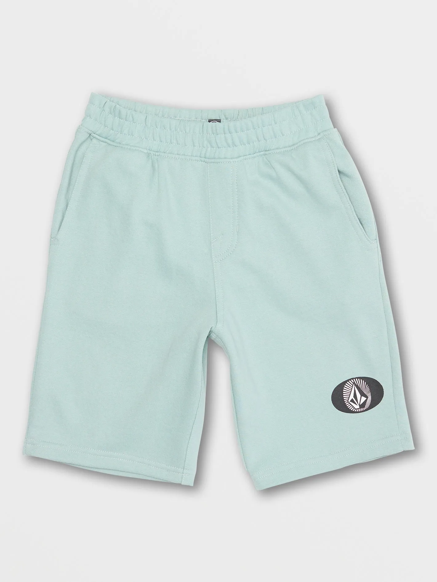 Big Boys Stone Stacker Fleece Shorts - Cool Blue