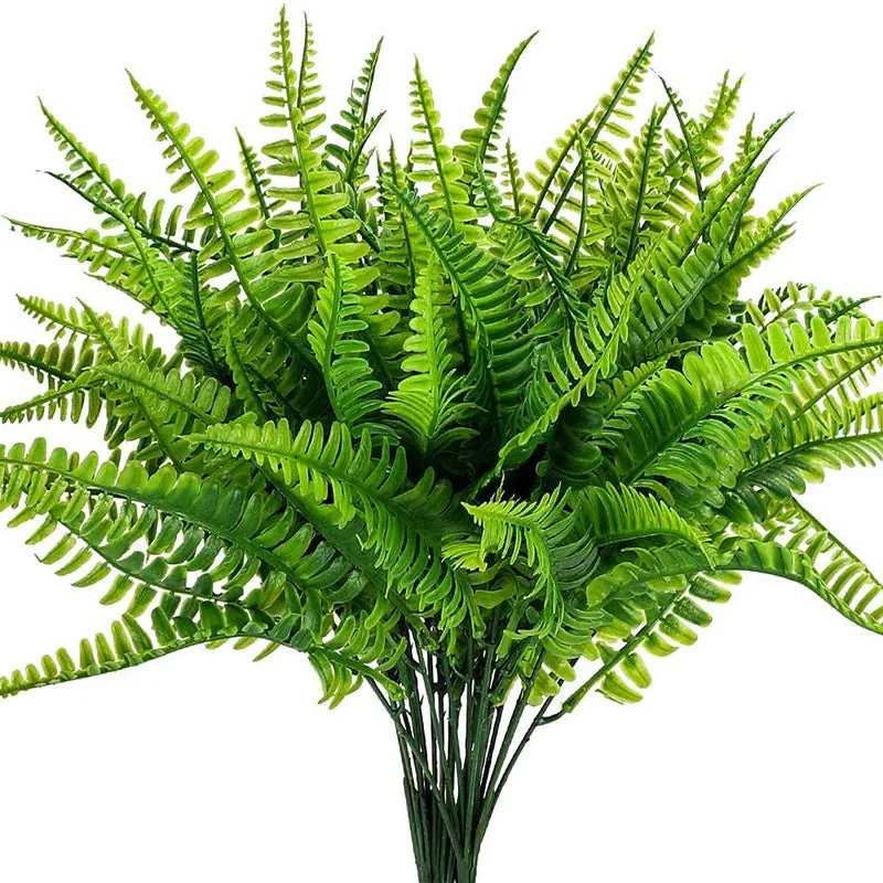 Clearance Bulk 8 Bundles Boston Ferns Bushes Plants UV Resistant for Outdoors Wholesale