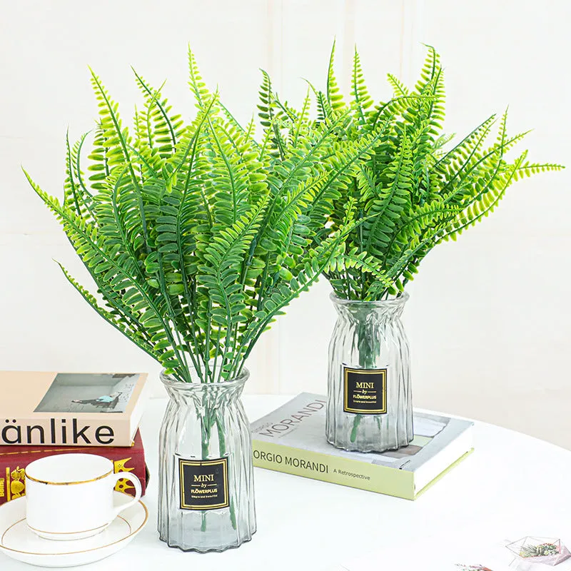 Clearance Bulk 8 Bundles Boston Ferns Bushes Plants UV Resistant for Outdoors Wholesale