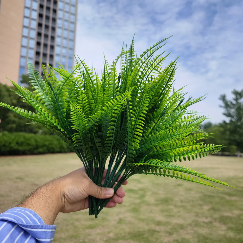 Clearance Bulk 8 Bundles Boston Ferns Bushes Plants UV Resistant for Outdoors Wholesale