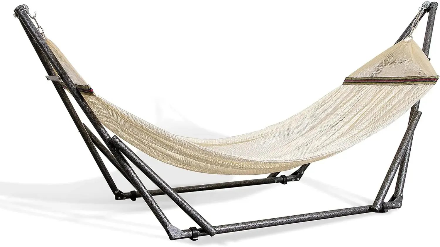 Hammock,Collapsible Steel Stand 450 lbs Capacity & Carrying Case,Portable  Adjustable,Perfect for Camping Beach Summer Patio
