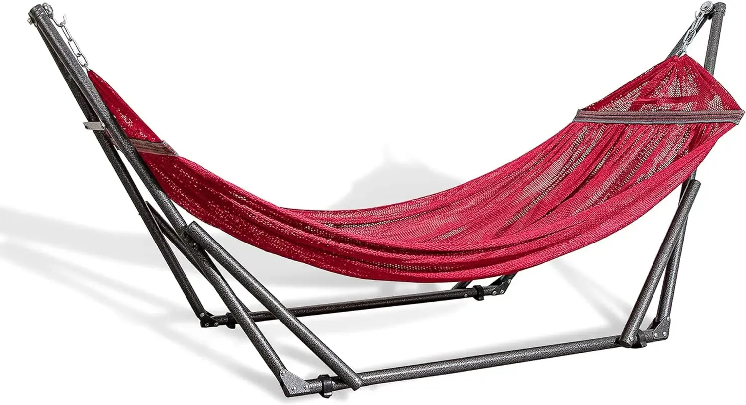 Hammock,Collapsible Steel Stand 450 lbs Capacity & Carrying Case,Portable  Adjustable,Perfect for Camping Beach Summer Patio