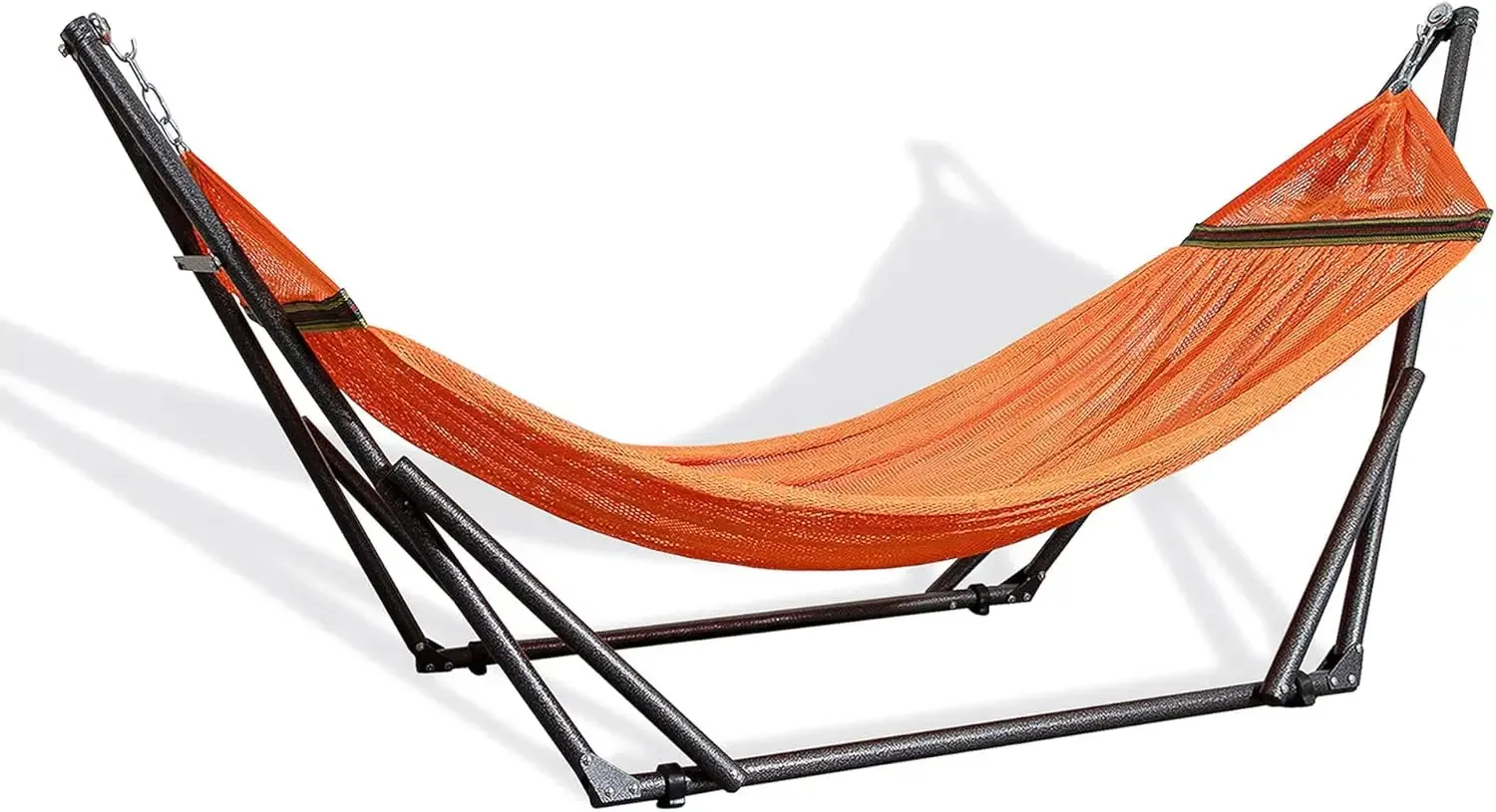 Hammock,Collapsible Steel Stand 450 lbs Capacity & Carrying Case,Portable  Adjustable,Perfect for Camping Beach Summer Patio
