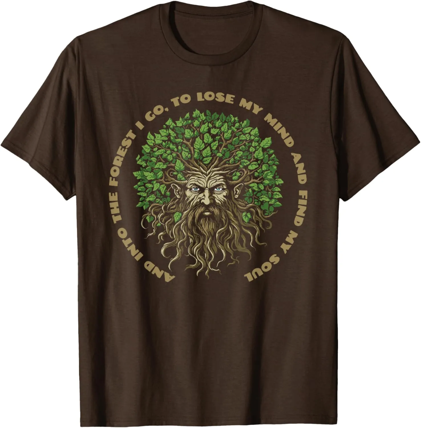 Into the Forest I Go Vintage Nature & Outdoor Lover T-Shirt