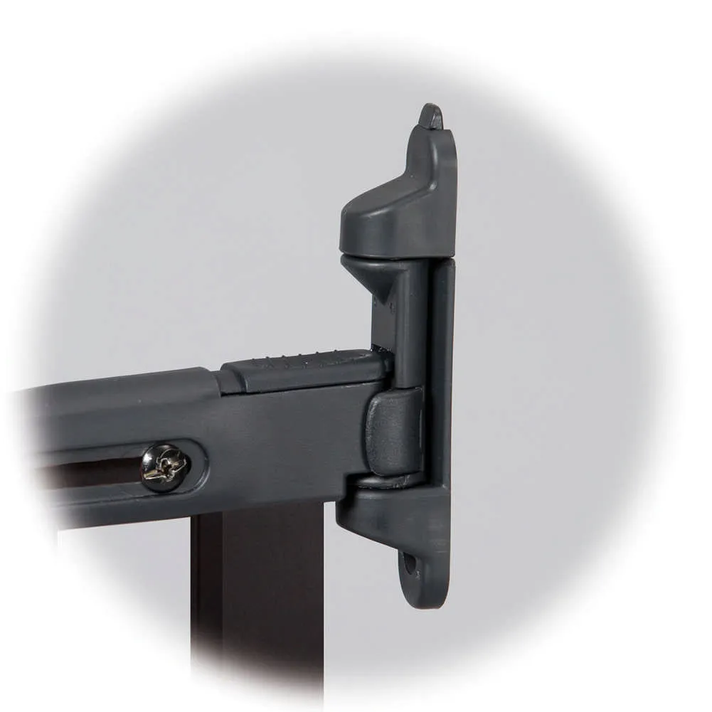 KidCo Angle Mount Safeway  Hardware Mounted Safety Gate - Gray Bamboo