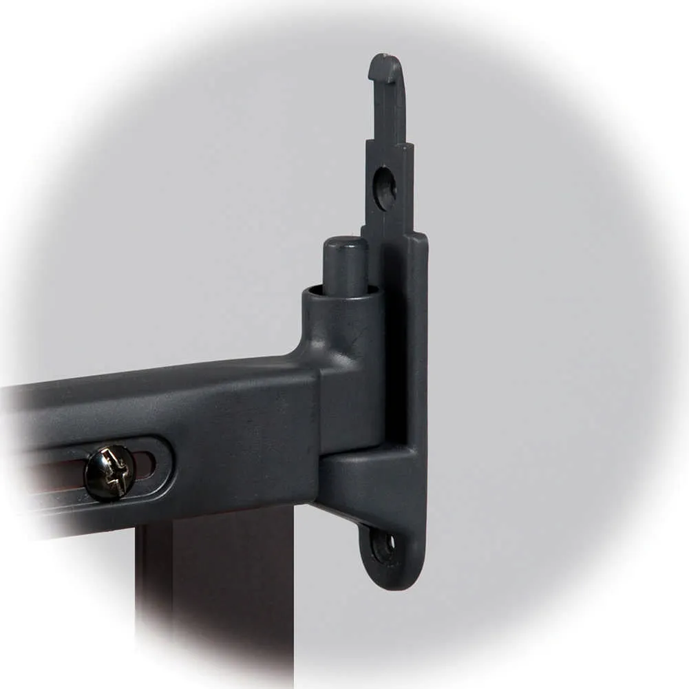 KidCo Angle Mount Safeway  Hardware Mounted Safety Gate - Gray Bamboo