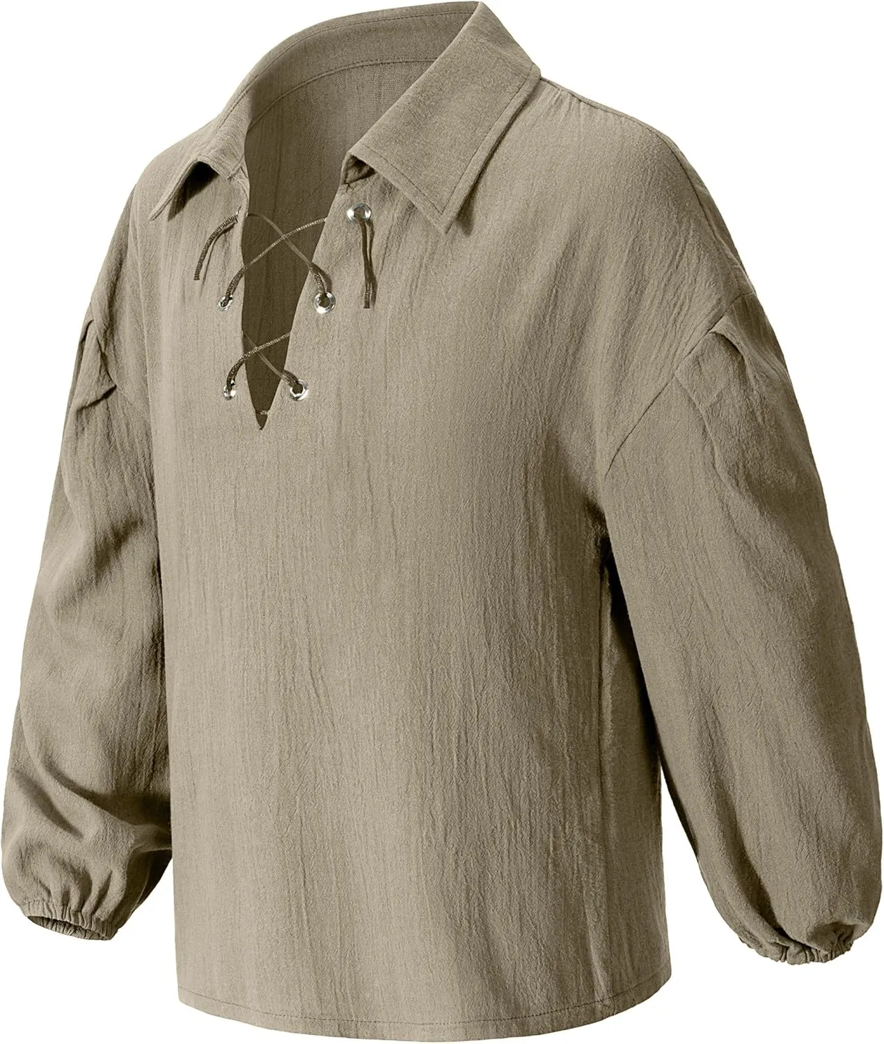 Kids Medieval Viking Pirate Renaissance Retro Costume Shirt for Boys Halloween Party Cosplay 3-12 Years