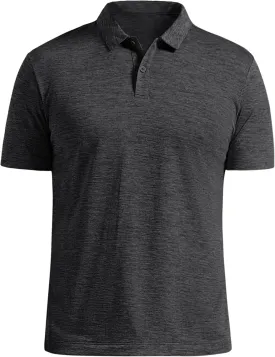 Pioneer Camp Men's Golf Shirt UPF 50  Quick Dry Polo Shirts Short Sleeve Moisture Wicking Performance Tees Collar Work Shirts