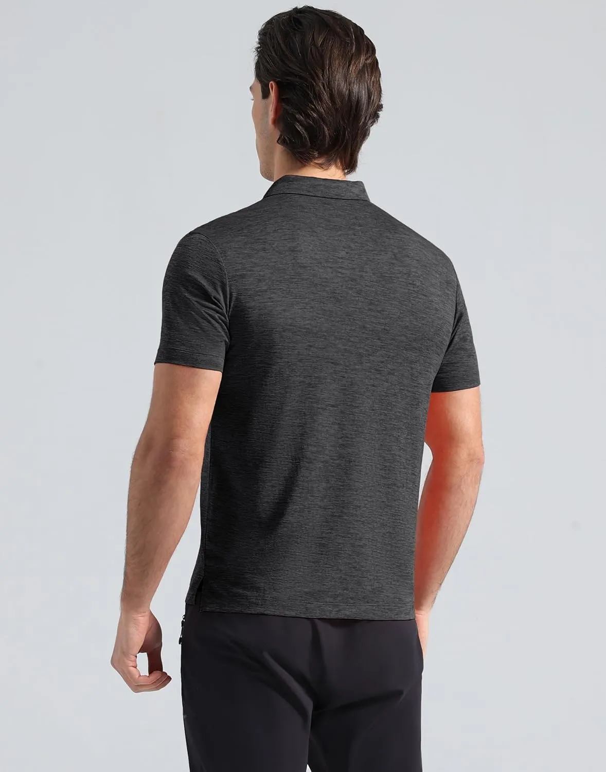 Pioneer Camp Men's Golf Shirt UPF 50  Quick Dry Polo Shirts Short Sleeve Moisture Wicking Performance Tees Collar Work Shirts