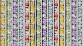 Tea For Two - White Teacup Stripe
