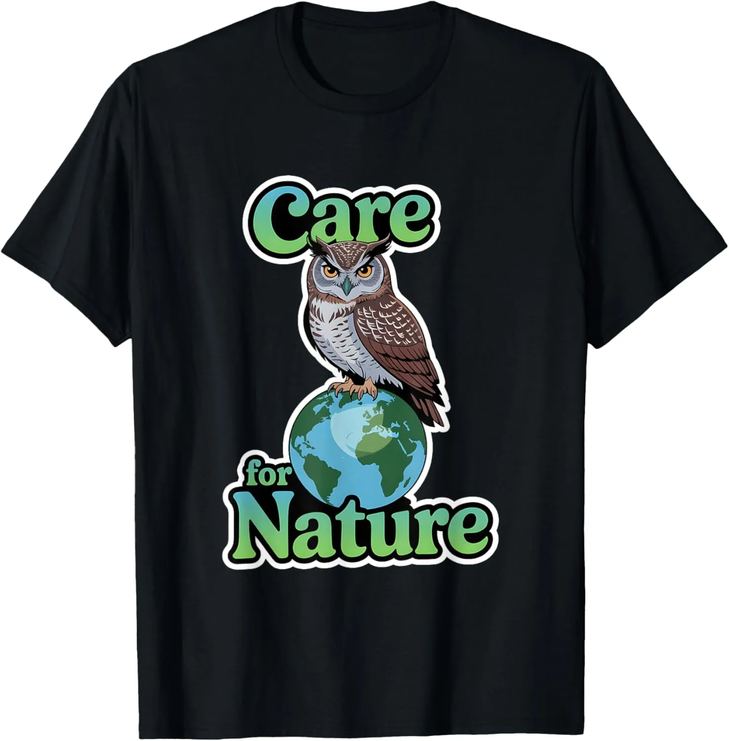 Wildlife Conservation Owl For Nature Lover Environmentalists T-Shirt