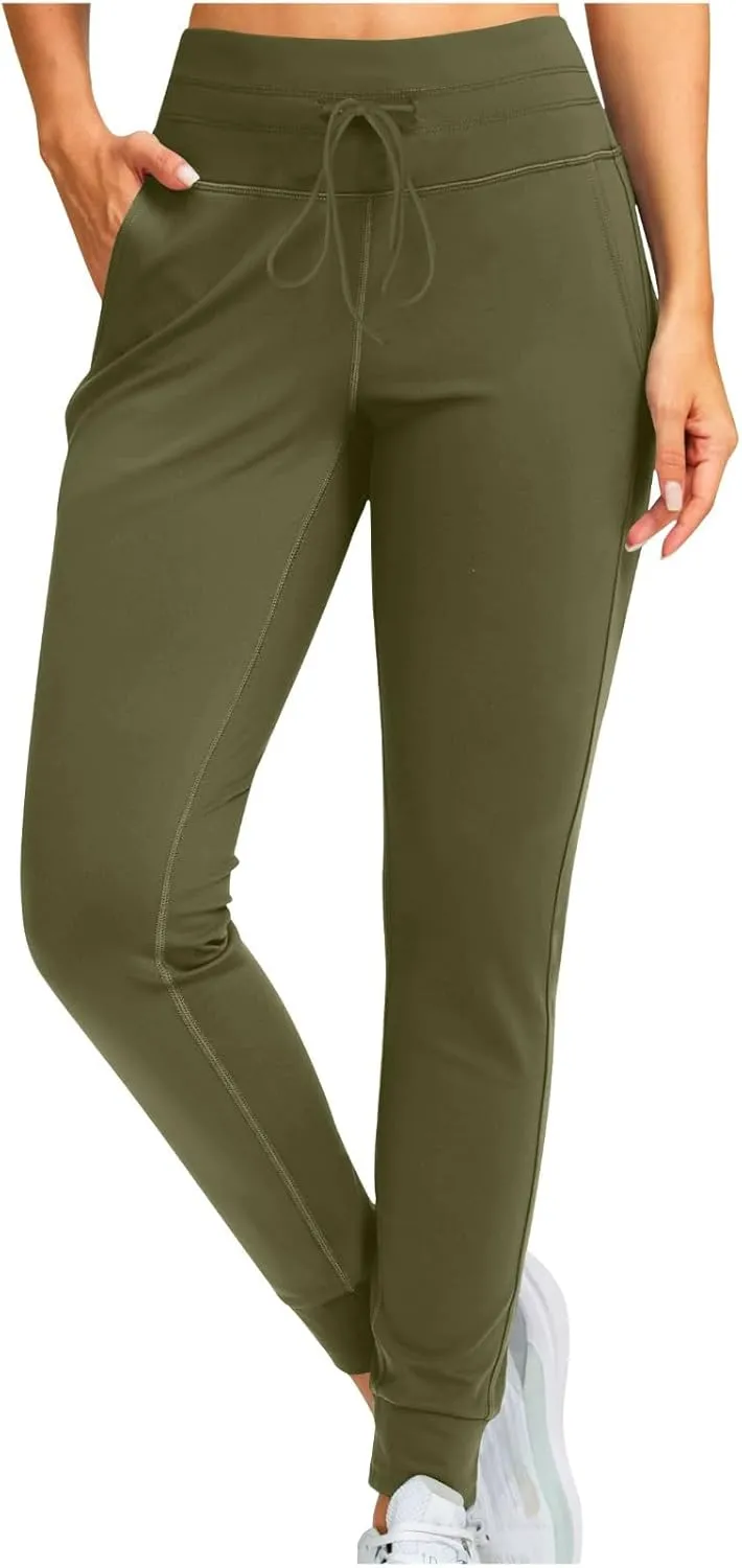 Women's Sherpa Fleece Lined Joggers Running Hiking Thermal Sweat Pants Winter Warm Gym Athletic Ski Lounge Trousers
