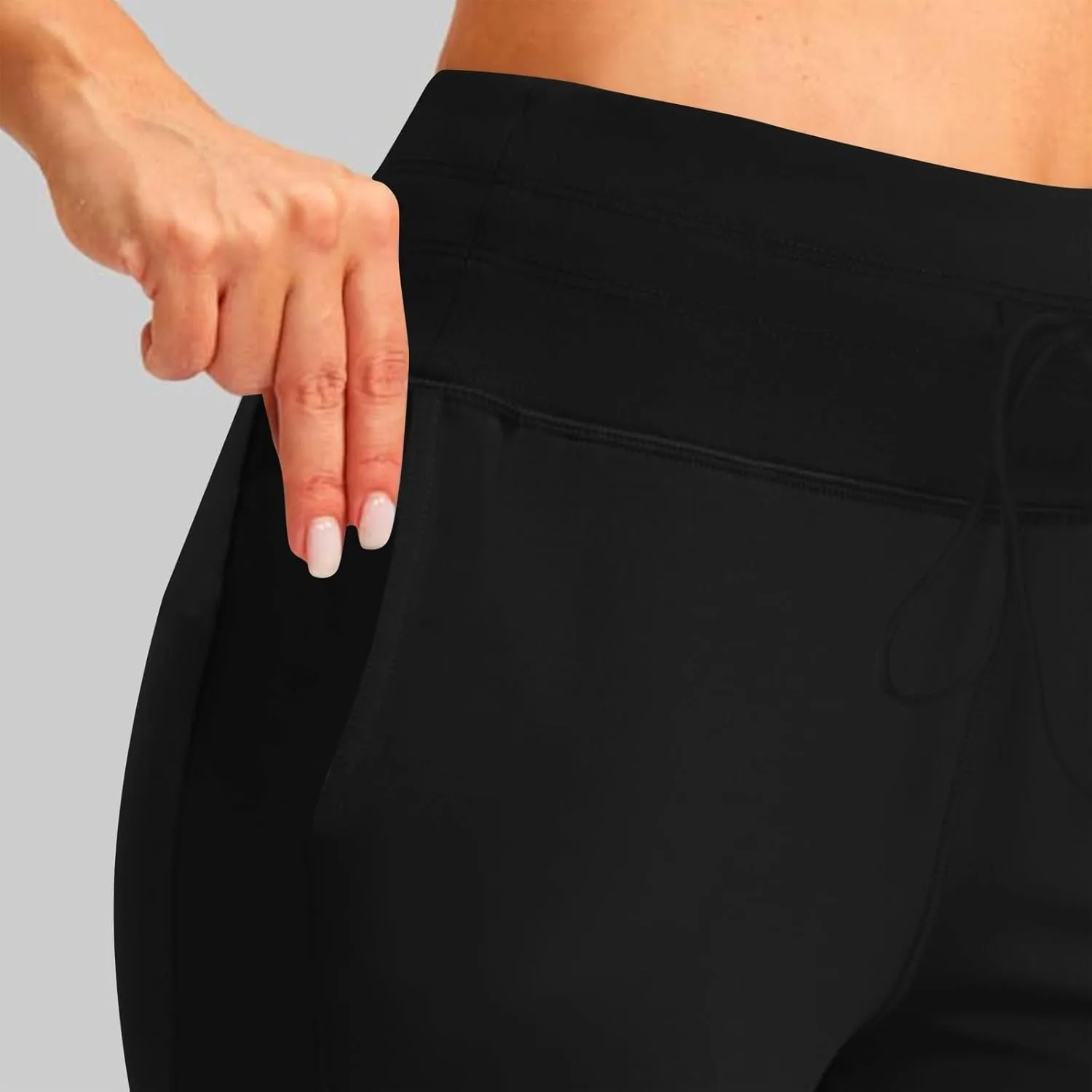 Women's Sherpa Fleece Lined Joggers Running Hiking Thermal Sweat Pants Winter Warm Gym Athletic Ski Lounge Trousers