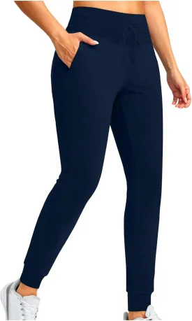 Women's Sherpa Fleece Lined Joggers Running Hiking Thermal Sweat Pants Winter Warm Gym Athletic Ski Lounge Trousers