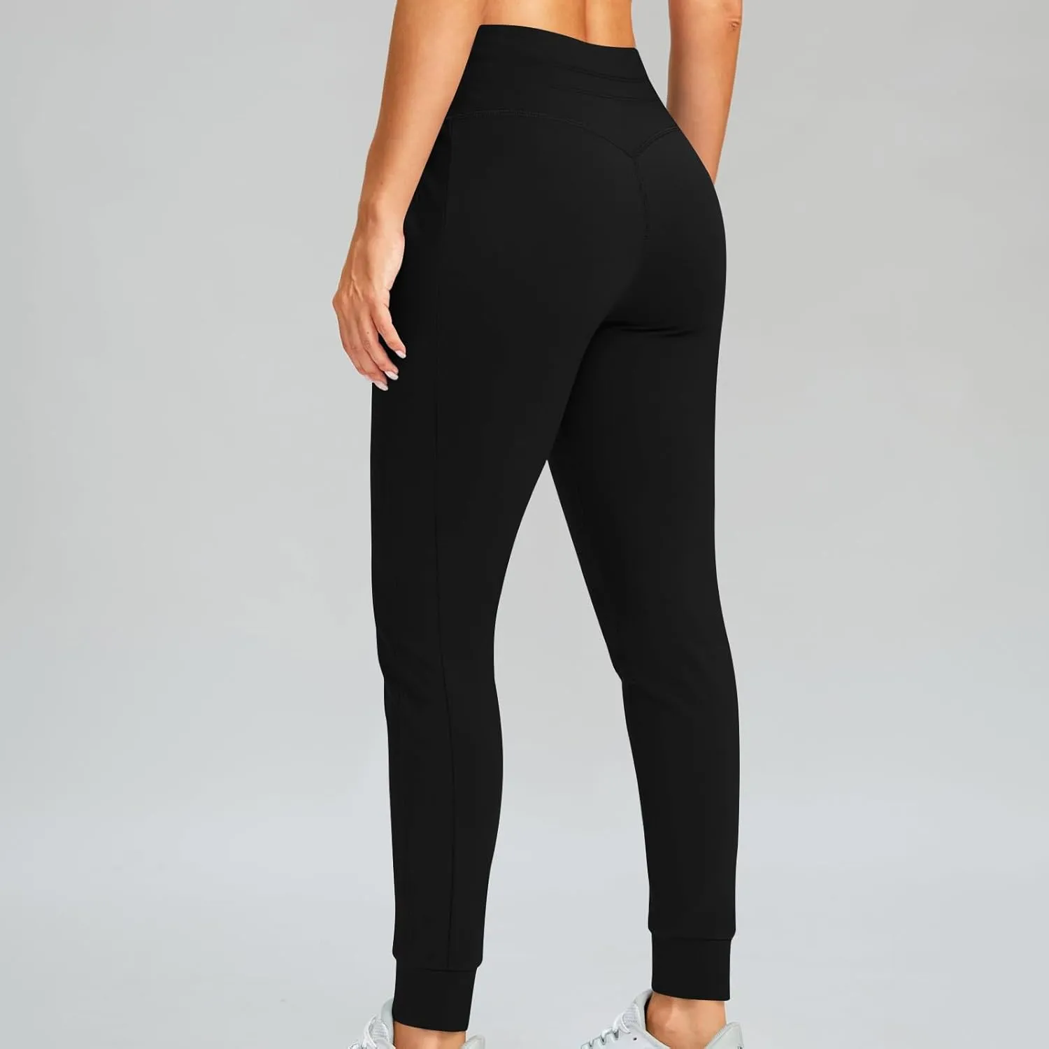 Women's Sherpa Fleece Lined Joggers Running Hiking Thermal Sweat Pants Winter Warm Gym Athletic Ski Lounge Trousers