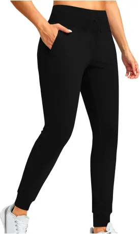 Women's Sherpa Fleece Lined Joggers Running Hiking Thermal Sweat Pants Winter Warm Gym Athletic Ski Lounge Trousers