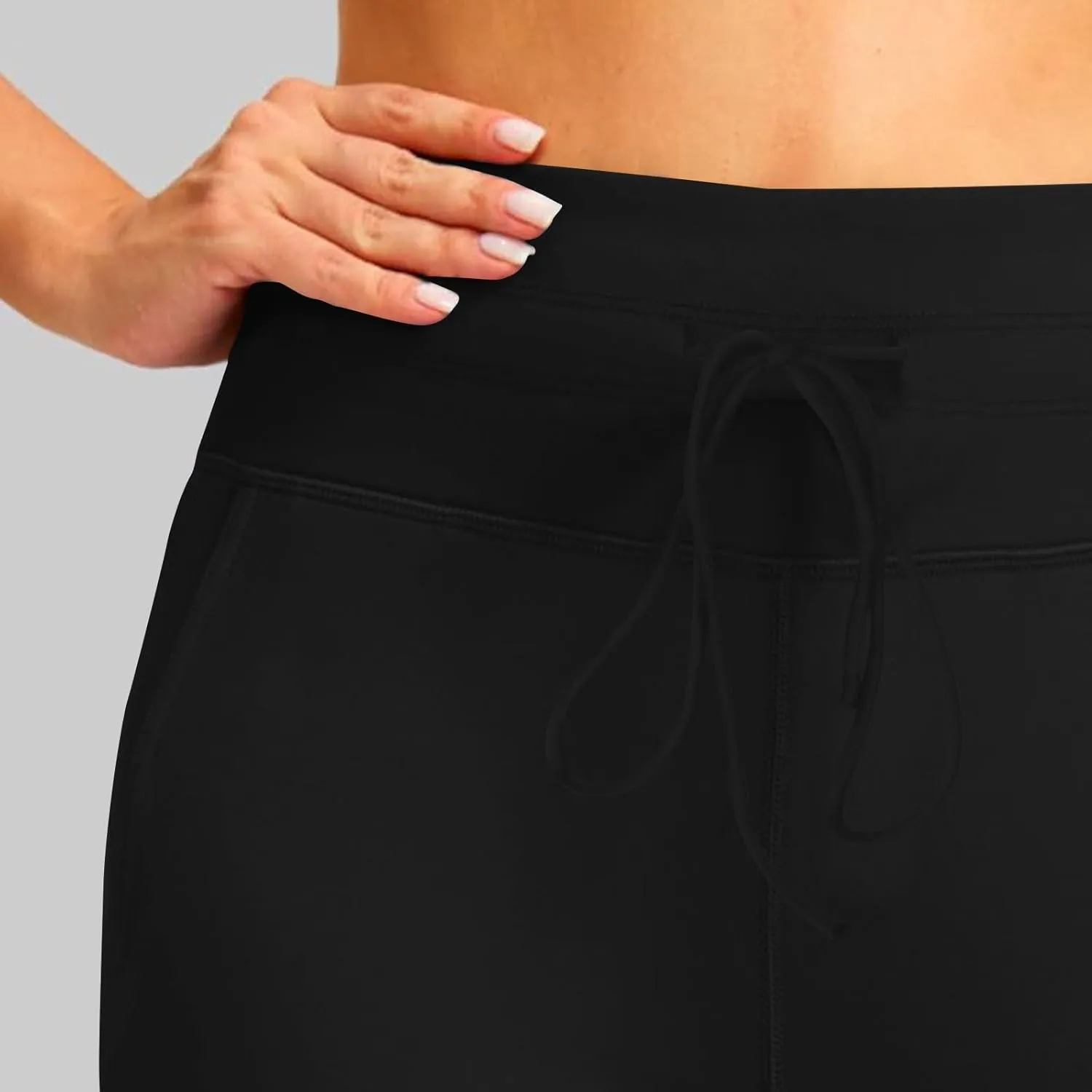 Women's Sherpa Fleece Lined Joggers Running Hiking Thermal Sweat Pants Winter Warm Gym Athletic Ski Lounge Trousers